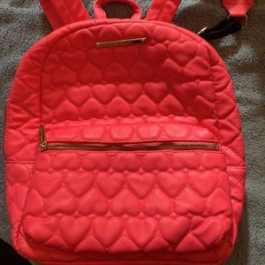Betsey Johnson Quilted Pink Back Pack